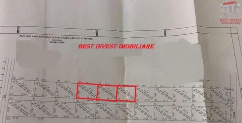 Parcele Teren -Petresti 514 mp, Front 26 ml