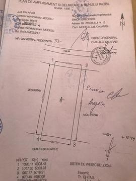 Vând teren agricol/loc de casa 1000,97mp