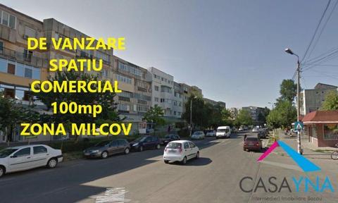Spatiu comercial 100mp - zona Milcov-Bazar!
