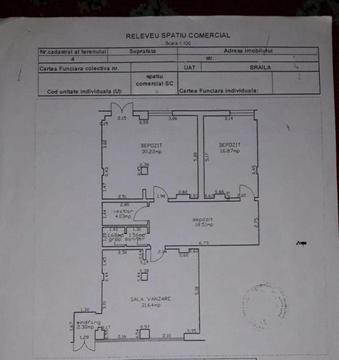 Calea Galati- Plantelor Spatiu Comercial 107 mp