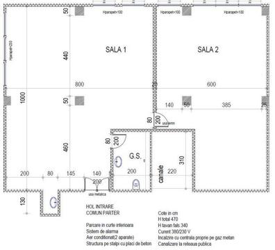 Tihuana imobiliare:spatiu comercial de vanzare Vest, Podul Inalt