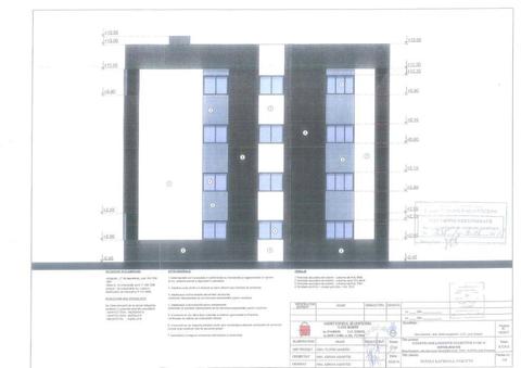 Teren şi proiect 2 Blocuri cu AC P+3E Focşani, Caragiale nr5, 440000€