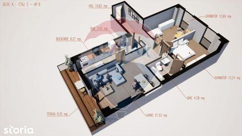 Apartament 3 camere | 0 % comision | Rate direct dezvoltator