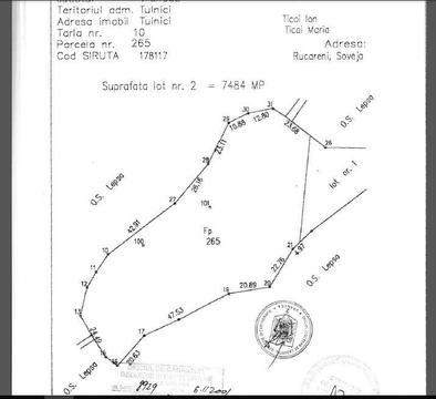 !!Super ocazie!! teren Lepsa 7400 mp