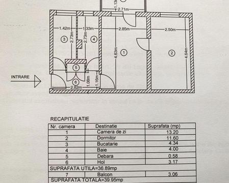 Apartament 2 camere cnfrt 2 Cartier Nord - vizavi Kaufland - Doar Cash