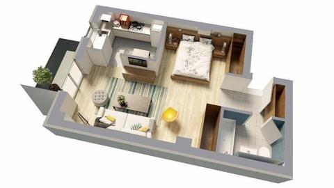 Vand Apartament cu 2 camere tip Studio Maurer Residence