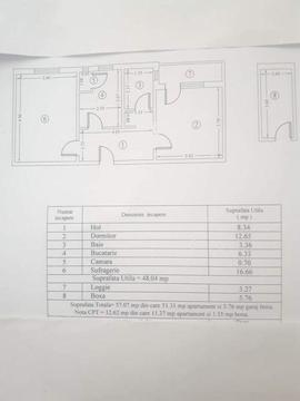 Proprietar vand apartament 2 cam. dec. zona Starea Civila