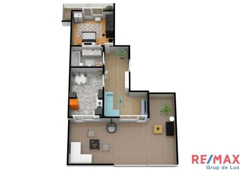 Apartament 52,6 mp cu terasă 45,6 mp | DEZVOLTATOR | COMISION 0%