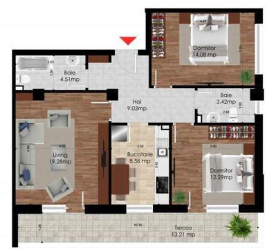Oferta_apartament 3 camere langa metrou_bloc nou_direct dezvoltator
