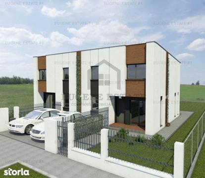 Duplex modern, 84mp utili, curte spatioasa, constructie 2018