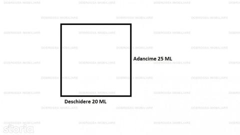 Teren intravilan, 500 MP, Deschidere 20 ML, zona PECO