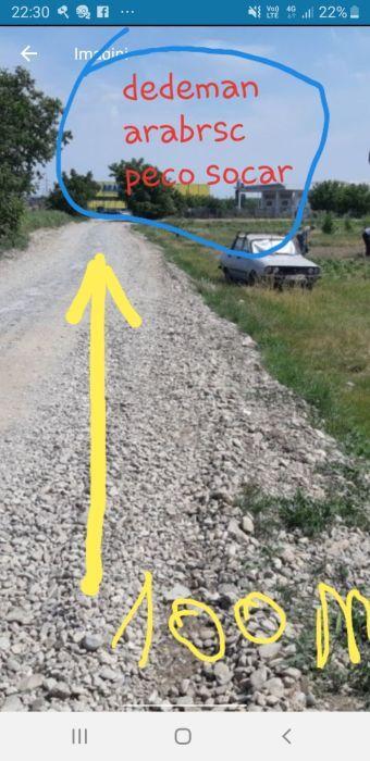 Vand teren intravilan zona cartier orizont zona foarte buna de case