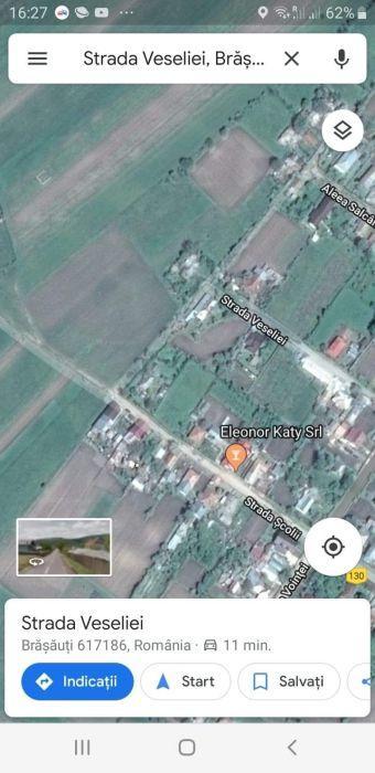 Vand teren Brășăuți 8 km distanță de Piatra Neamț
