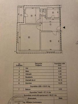 Apartament 2 camere mobilat si utilat, zona Calea Romanului