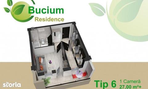 Apartament 1 camera Bucium , 32 metri, etaj 1 Cod:130160