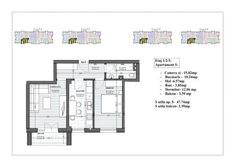 Apartament-2 camere-Berceni