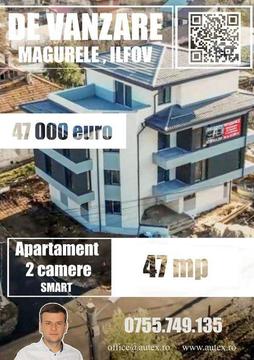 Apartament 2 camere, bloc proaspat construit 2019