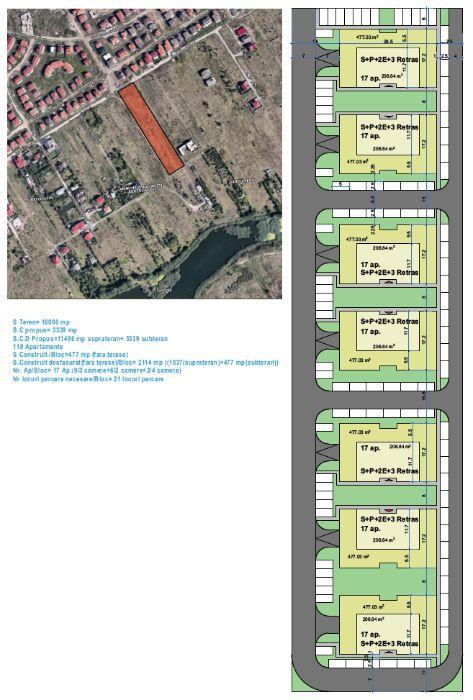 Teren Campul Pipera 10.000 Mp, desch. 50 m la Asfalt - Utilitati