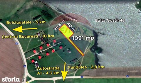 Teren Fundulea, Blata Gostilele 1091 mp, 0 comision