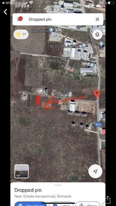 Teren de vânzare zona carcea