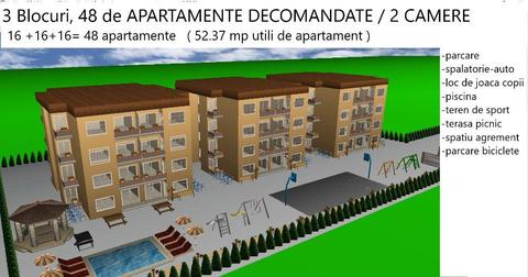 Dezvoltatori-Imobiliari,3 Blocuri,48 apartamente decomandate(16+16+16)