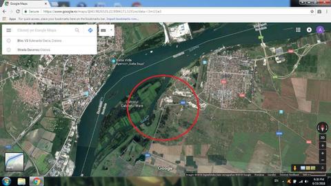 Teren pe malul Dunarii - - 7.437 ha