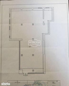 Spatiu comercial 224 mp, open space, zona Util-gara