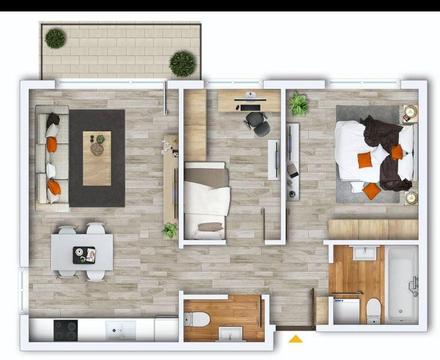 Supet pret!!!Apartament 3 camere bloc nou