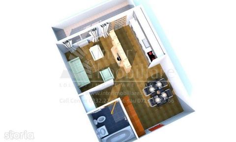 Apartament 1 camera Copou , 50 metri, etaj 2 Cod:133374