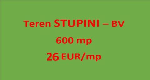 Teren Stupini - BV, 800 mp si 600 mp