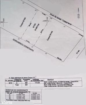 Inedit ! Teren Intravilan , 661 mp, 20e/mp !