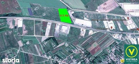 Autostrada Bucuresti-Pitesti(km 23) teren constructii 9.5 Ha