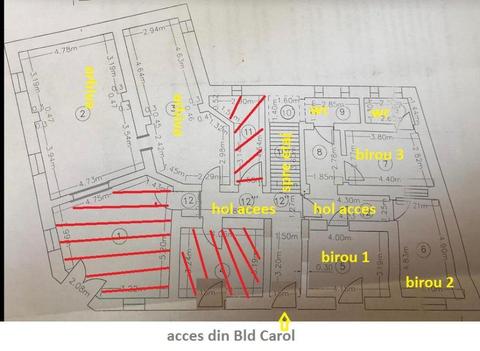 Inchiriez spatiu birouri / institutie / cabinet