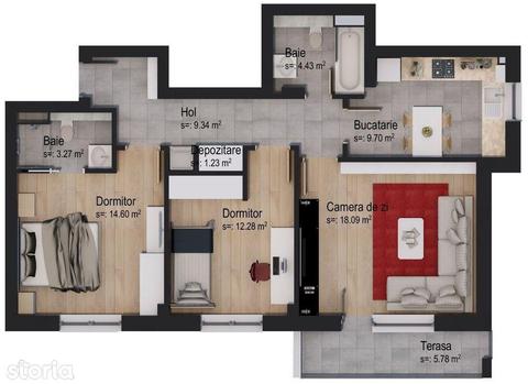 Apartament cu 3 camere noul proiect Lior by Casa Nobel!