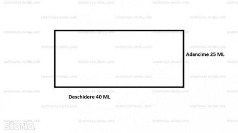 Teren intravilan, 1000 MP, 40 ML Deschidere, zona Peco