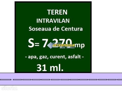 Teren Intravilan Soseaua de Centura Alba Iulia 7270 mp cu deschidere