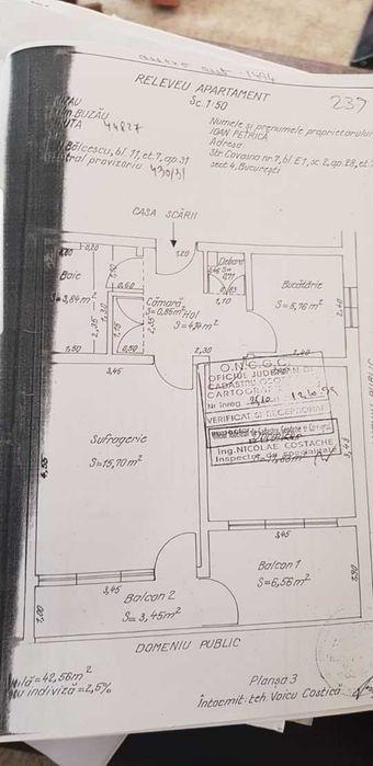 Vand apartament 2 camere decomandat Nicolae Balcescu