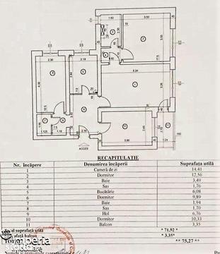 Apartament cu 4 camere de vanzare in zona Podu Ros