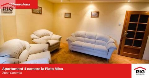Apartament 4 camere de inchiriat in zona Piata Mica