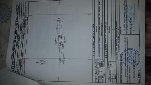 Vand teren extravilan 1.7 Ha (17.000mp) drum acces BT Frumusica