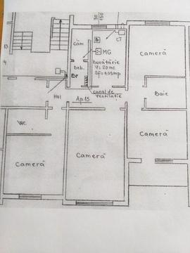 Apartament 4 camere 2 bai zona 7 Noiembrie Triumf etaj 4/4 bloc izolat