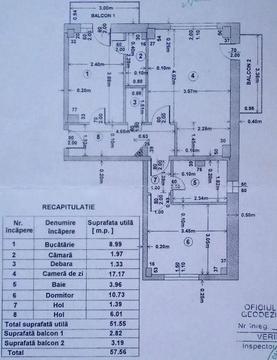 Apartament 2 camere - decomandat - zona Ostroveni