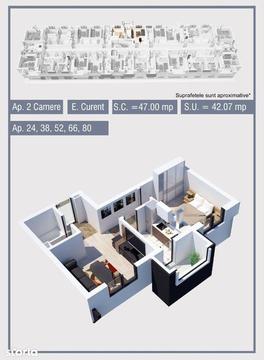 Apartament 2 camere decomandat, Metro Militari