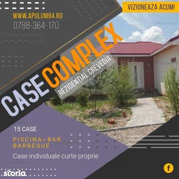Casa 3 Camere in Complex Rezidential Crevedia cu Piscina Bar