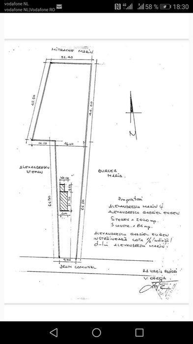 Casa + teren 2.100 m.p. Sat/Com. Vedea (Teleorman)