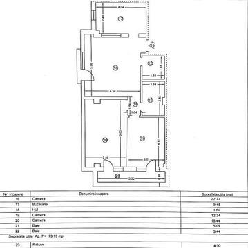 Apartament 4 camere duplex 73mp + pod 40mp parcare zona compozitorilor