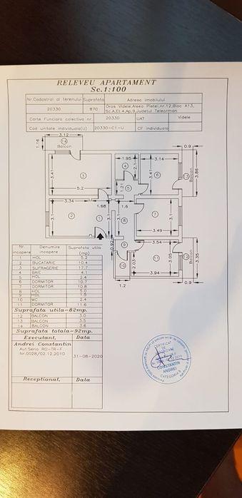 Apartament de vânzare 4 camere