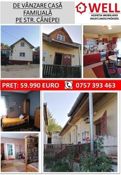 Casa de vânzare în Sfântu Gheorghe str Cânepei