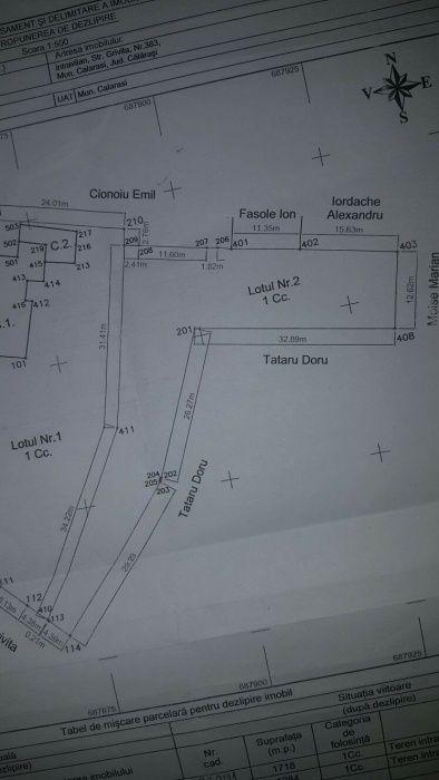 Vand teren intravilan 1084 mp