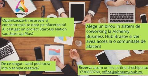 Birou in regim de coworking